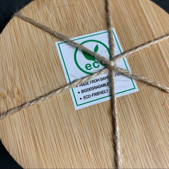 DISNEY LILO & STITCH BAMBOO COASTERS 4 PC. SET! Cute Colorful Tropical Boba Tea - Picture 4 of 6